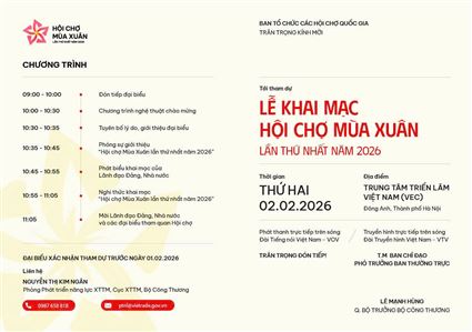Hội chợ Xuân bên Triển lãm Vin Cổ Loa